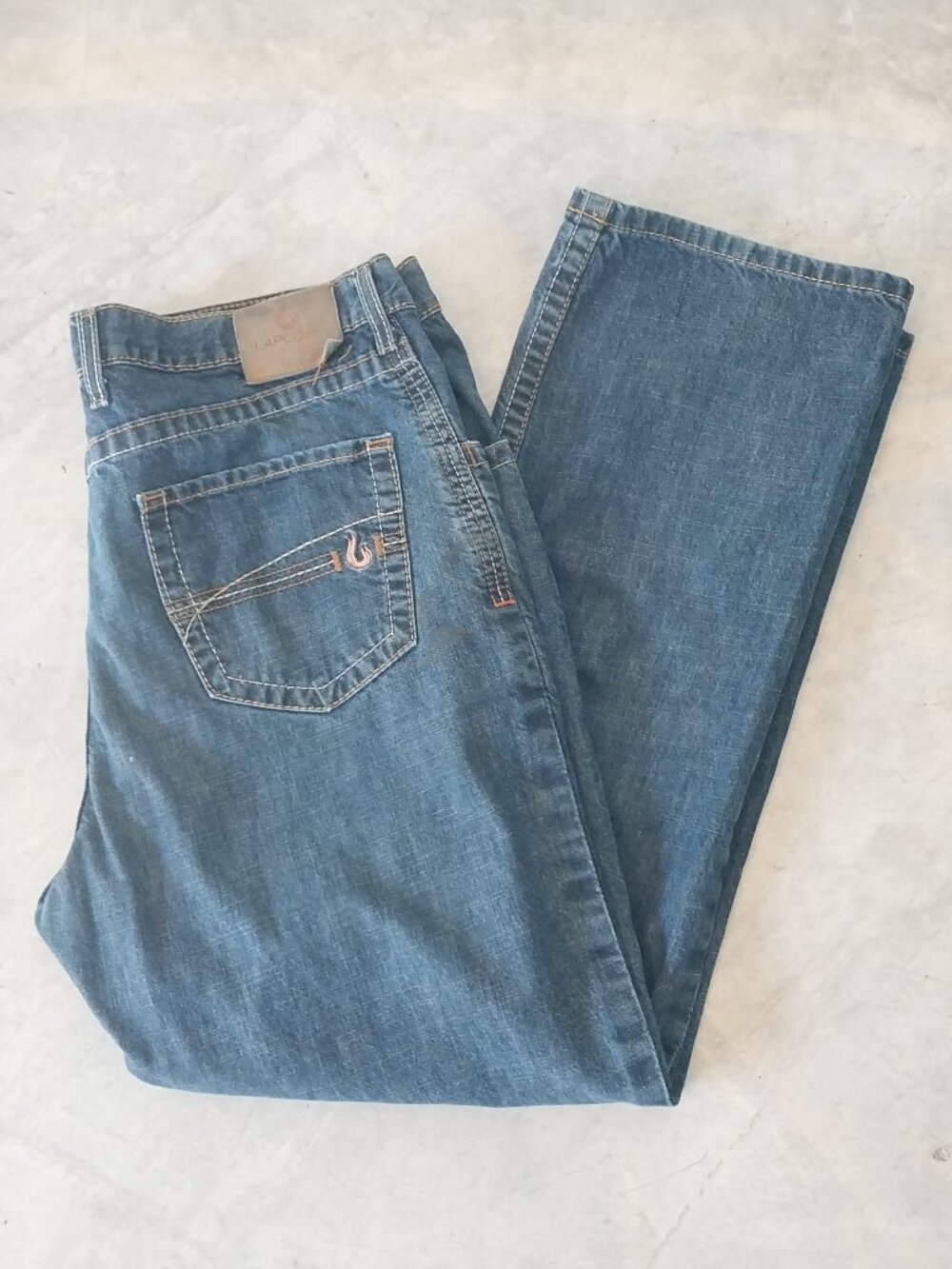 LAPCO FR Flame Resistant Jeans Mens 38x32 Blue Industrial Workwear NFPA 2112